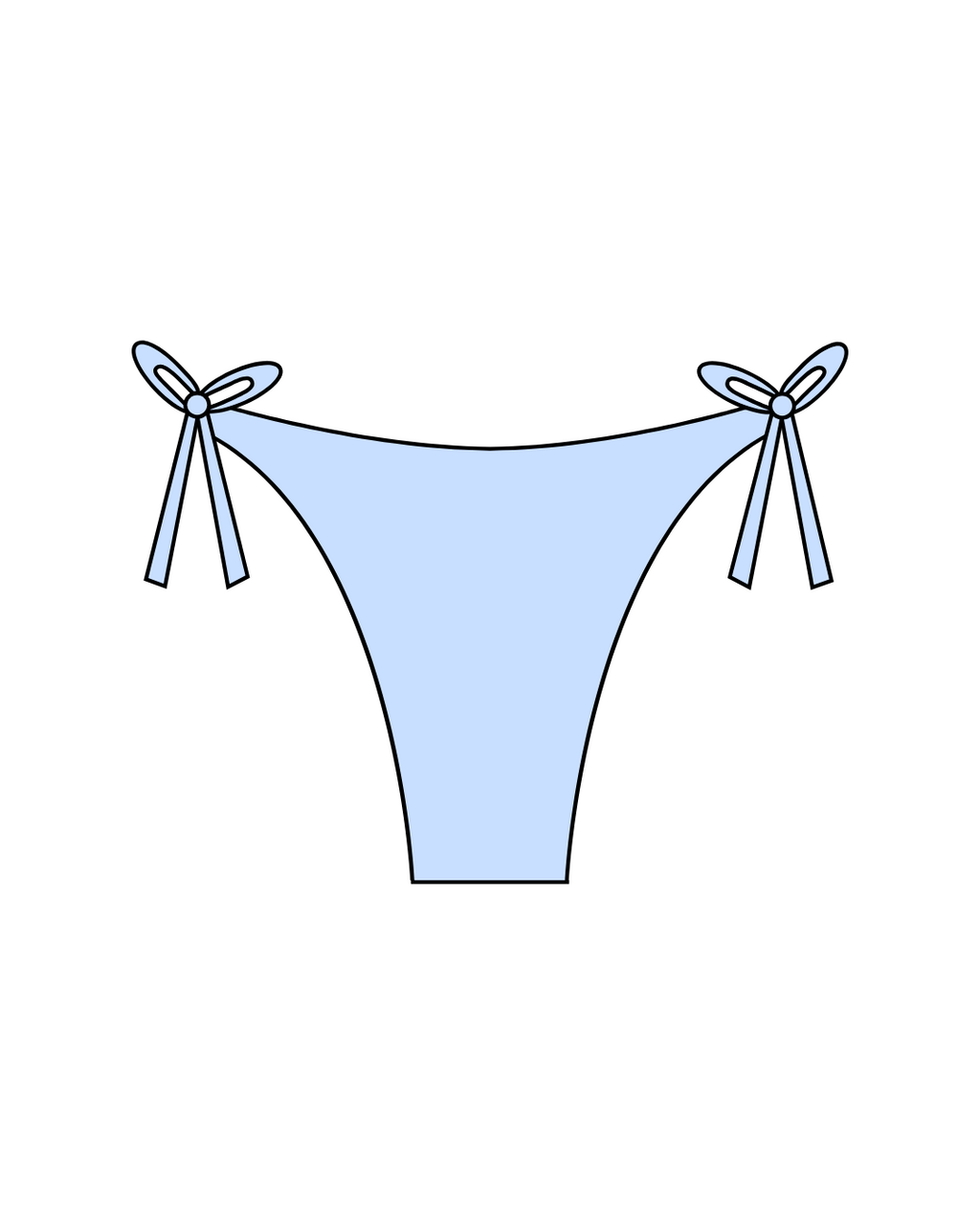 Custom Tie Side Bikini Bottom UK | Made to Order Swimwear – Ashlea ...