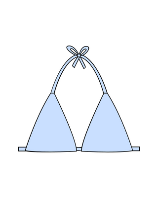 Custom Triangle Bikini Top