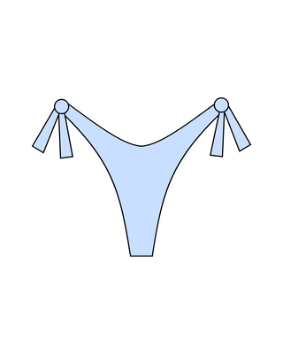 Custom Thicker Tie Side Bikini Bottom