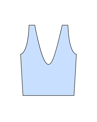 Custom Square Neckline Bikini Top