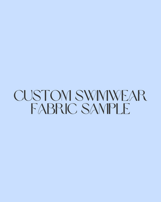Custom Swimwear Fabric Sample